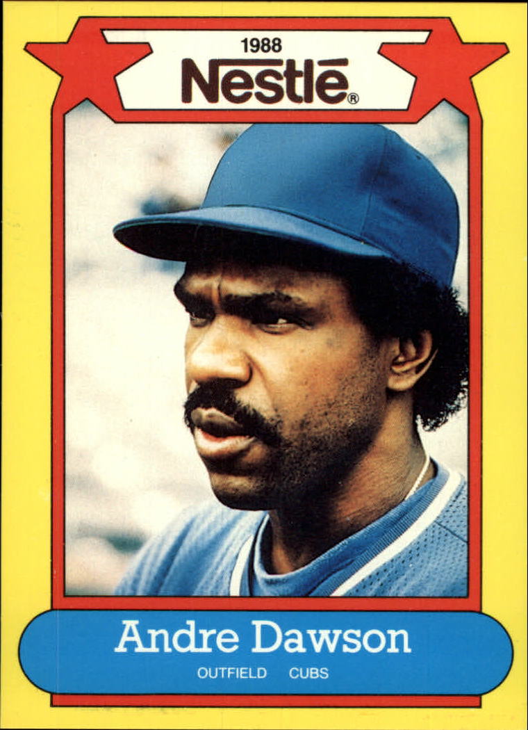 1988 Nestle Baseball Cards     009      Andre Dawson